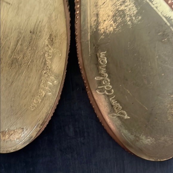 Sam Edelman Rose Gold Studded Flats, Leather upper - Picture 7 of 8